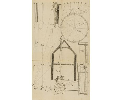 Hooke (Robert) An Attempt to prove the Motion of the Earth from Observations, first edition, engraved folding plate, woodcut 