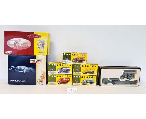 Lledo Carlsberg truck, various other miniature model vehicles some boxed and loose, Vanguards classic commercial vehicles box