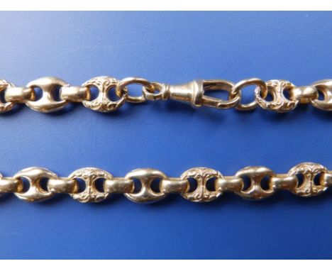 A 375 metal anchor link fob chain.
