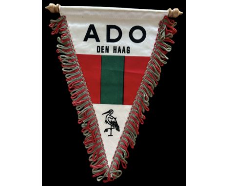 Football Vintage ADO DEN HAAG pennant (Alles Door Oefen Den Haag), commonly known by the abbreviated name ADO Den Haag, is a 