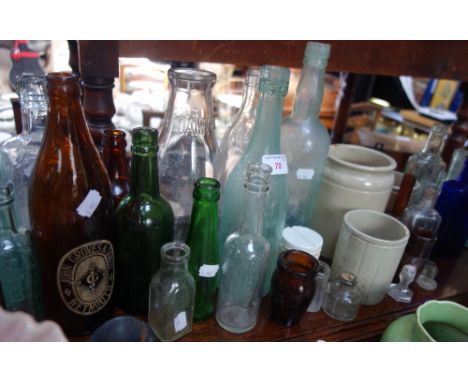 A COLLECTION OF VINTAGE BOTTLES