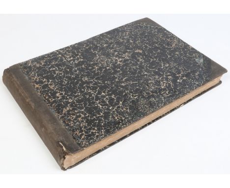 A Victorian hunting theme scrapbook.  