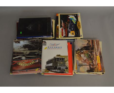 A good selection of Model Railway Catalogues by various manufacturers including Bachmann, Hornby, Tri-ang, Mainline and other