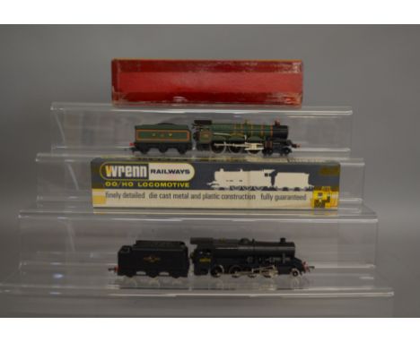 OO Gauge. 2 Wrenn Steam Locomotives including&nbsp; W2224 2-8-0 Freight Locomotive '48073' in BR black, appears G+ in G/G+ bo