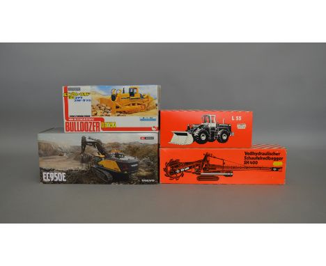 4 construction related boxed die-cast models by WSI Models, O &amp; K etc (4).