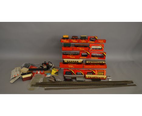 OO gauge. 14 boxed Wagons by Tri-ang and Hornby together with two boxed Tri-ang Coaches - R.29 BR Composite and R.228 Pullman