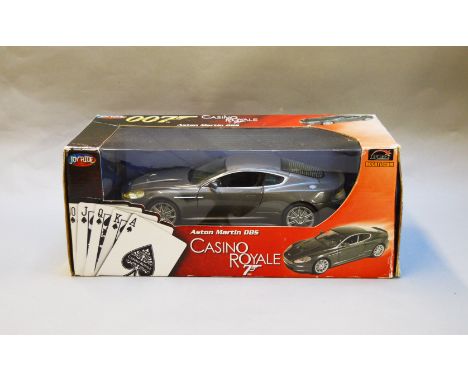 James Bond 007. A boxed Joyride 1:18 scale Aston Martin DBS, issued in 2006, modelled on the vehicle in the film 'Casino Roya