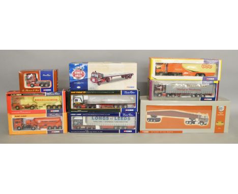 9 boxed 1:50 scale Corgi lorries (9)