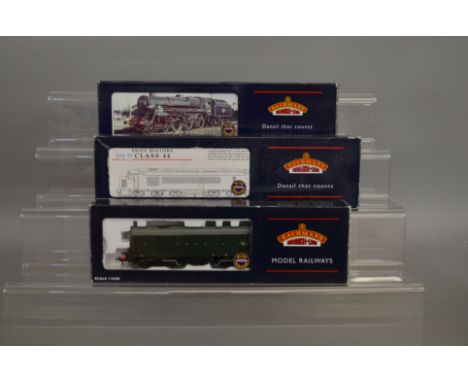 OO Gauge. 3 boxed Bachmann Locomotives including two Diesels - 32-027A Class 20 D8046 and&nbsp; 32-650 Class 44 'Scafell Pike