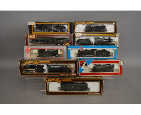 OO Gauge. 9 boxed Locomotives by Dapol, Mainline, Airfix and Lima including five Steam Locomotives with Tenders&nbsp; and fou
