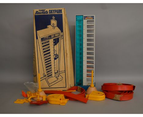 A boxed Corgi Rockets #2060&nbsp; 'Skypark Tower Garage' Set, unchecked for completeness although does include the roof sign,