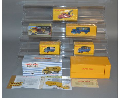A boxed French Atlas Editions Dinky Toy&nbsp; 32AJ Panhard Tractor with Semi Remorque in 'Kodak' livery housed in outer illus
