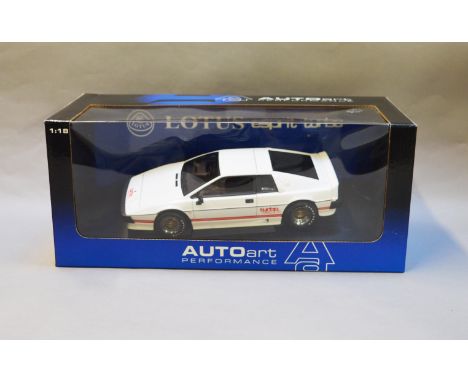 James Bond 007. A boxed Autoart 1:18 scale Code 2 Lotus Esprit Turbo, issued in 1999, modelled on the vehicle in the film 'Fo