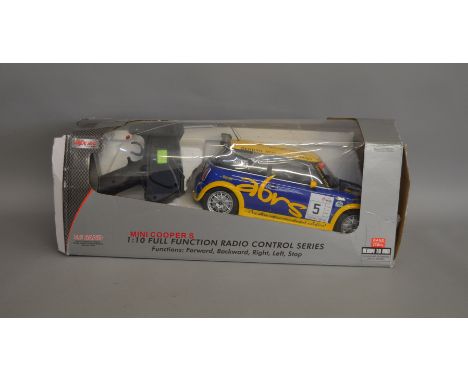 A boxed MJX Remote Control Technic Mini Cooper S in 1:10 scale, generally appears G+ in P/F box.