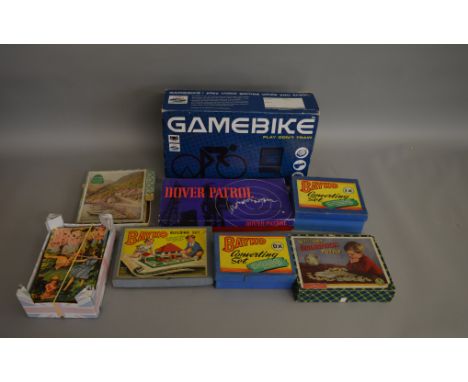 3 Bayko sets along with 2 Victory jigsaws, Dover Patrol etc (8).