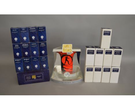 James Bond 007. A complete set of boxed Corgi Icons James Bond limited edition figures including Sean Connery 0805/1000 and R