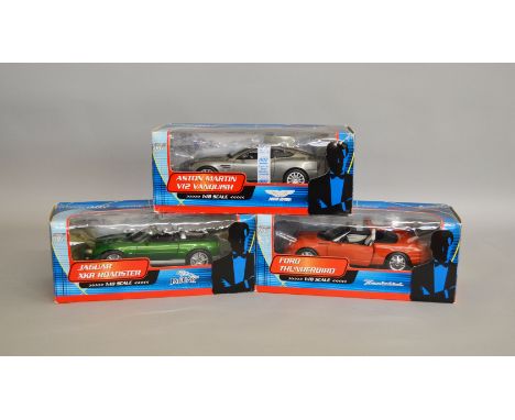 James Bond 007. A set of three individually boxed Beanstalk 1:18 scale models issued in 2002, modelled on the vehicles in the