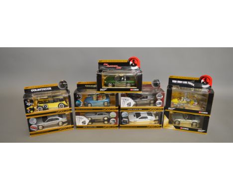 James Bond 007. 9 boxed Corgi die-cast models from the 'Directors Cut Collection' issued in 2005, including Lotus Submarine, 