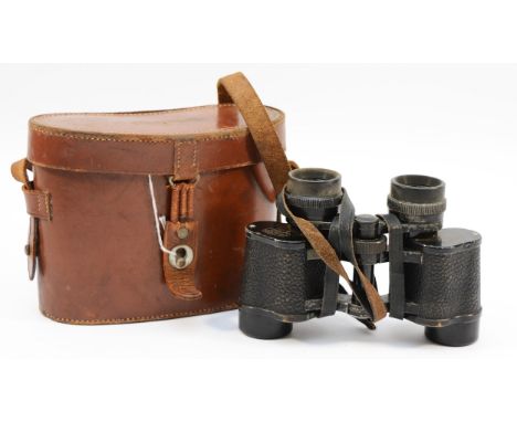 A pair of Carl Zeiss Jena Delturisem binoculars, 8 x 24, in leather case.