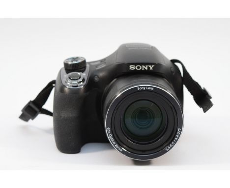 A Sony Cybershot DSC-H400 digital camera. 