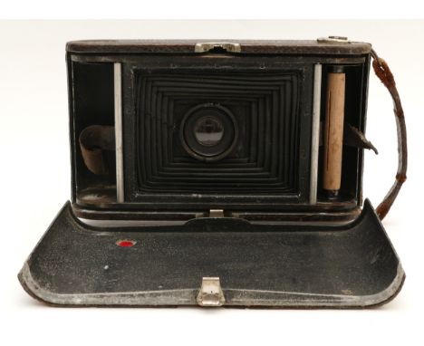 A Kodak Eastman folding camera. 