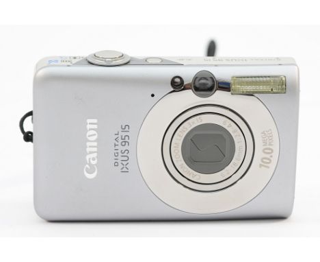 A Canon IXUS 95 IS digital camera. 