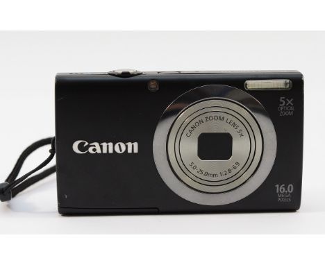 A Canon Powershot A2300 digital camera. 