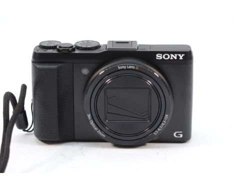 A Sony Cybershot DSC-HX50 digital camera, boxed.