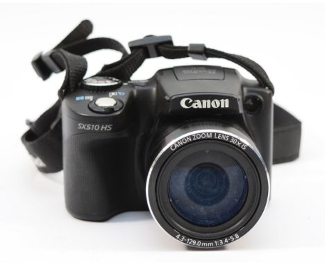 A Canon Powershot SX510 HS digital camera, no. PC2008.