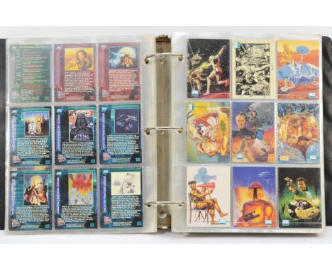 Topps; Star Wars; to include, The Empire Strikes Back, Wide Vision, 1996, 133 cards, Return of the Jedi, Wide Vision, 1996, 1