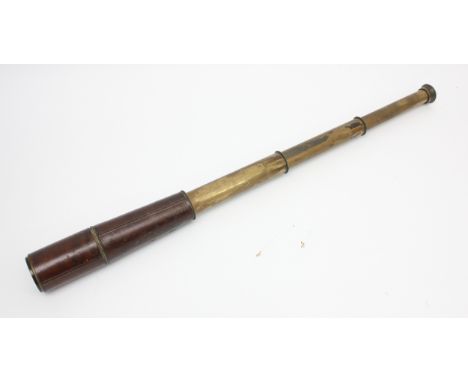 WWI TEL. SIG. MK IV telescope, three draw, by G. S, R. &amp; J. Beck of London, patented 6566 and dated 1917 with the broad a