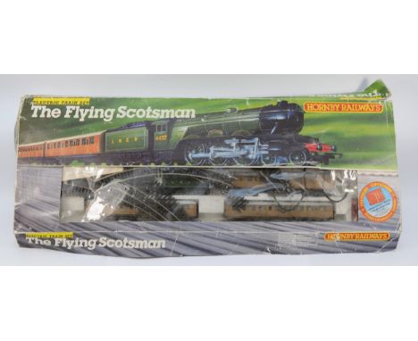 Hornby Railways; 'The Flying Scotsman' 00 gauge electric model train set, unchecked for completeness.