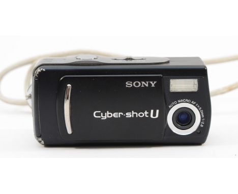 A Sony Cyber-Shot U compact digital camera, no. DSC-U20.