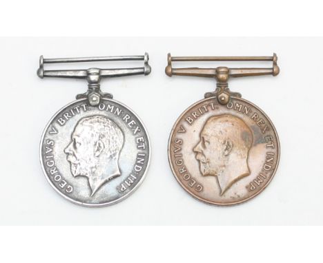 WWI Mercantile Marine 1914-1918, together with the War medal, presented to George Thompson.