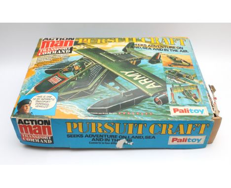 Palitoy; Action Man Transport Command, Pursuit Craft, boxed.