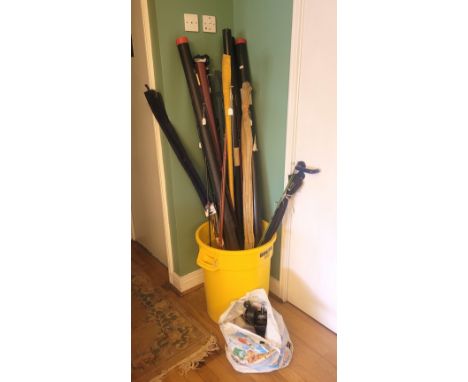 A collection of fishing tackle to include fly, sea and course fishing reels also fly, sea and course fishing rods by Leeda, M