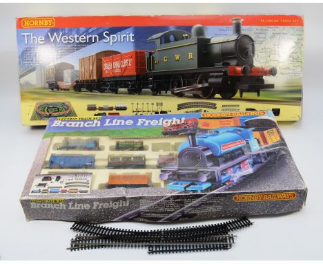 Hornby Railways; Two boxed 00 gauge train sets, to include 'The Western Spirit' R1109, (appearers complete and unused) togeth