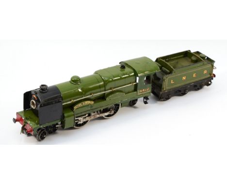 Hornby Trains; An 0 gauge locomotive 'The Flying Scotsman' 4472, boxed, with R151 tender.