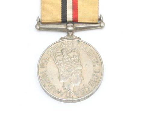ERII Iraq War medal, presented to 24602146 CPL. A. W. Tibbs. Royal Logistics Corps.
