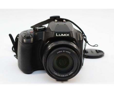 A Panasonic Lumix DC-FZ82 digital camera. 