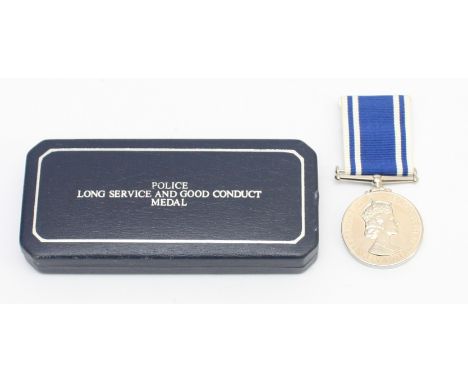 ERII Police Officer's Long Service &amp; Good Conduct medal, presented to Constable John W Suiter, boxed.
