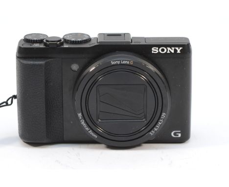 A Sony Cybershot DSC-HX50 digital camera, boxed.