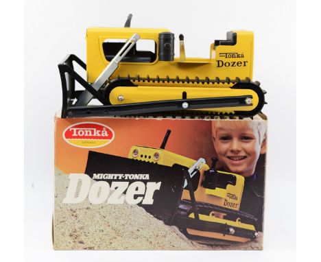 Tonka; a mighty-tonka dozer, no. 3906, boxed.