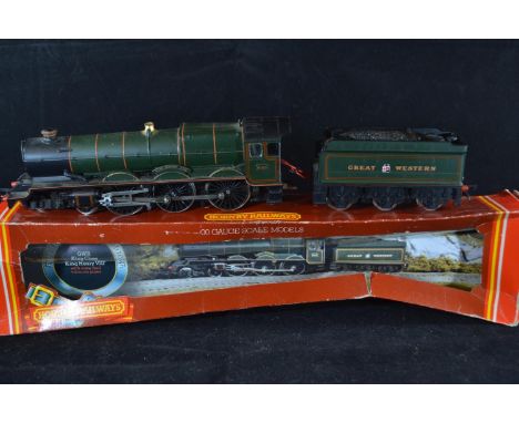 Boxed Hornby 6013 King Henry the v111 Engine with coal wagon. 