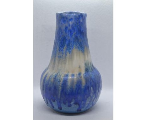 Ruskin Pottery crystalline vase, by William Howson Taylor, dated 1931, impressed mark & date, incised signtaure, 16cm highGoo