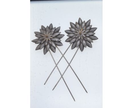 Pair of vintage hairpins in box.  