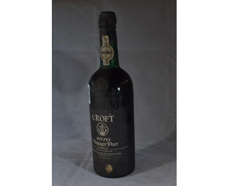 Croft 1970 Vintage Port (damaged closure) 