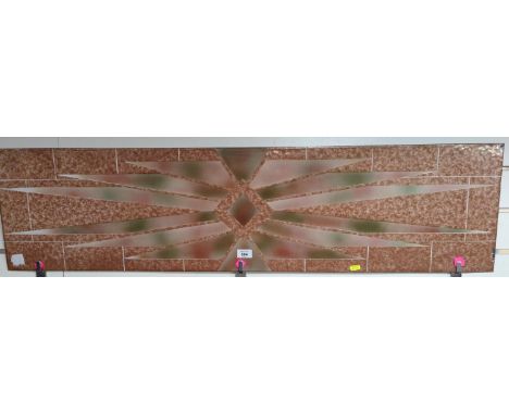 Vintage enamel splashback 122cm x 30.5cm 