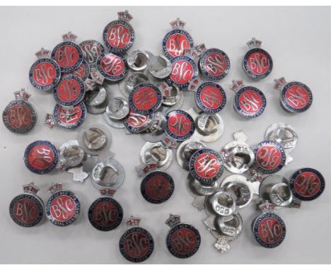 Quantity of County Of Bedford Special Constable Lapel Badgeschrome and enamel, Kings crown County Of Bedford Special Constabl