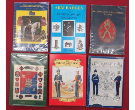 Military Badge Orientated Booksincluding The Territorial Artillery 1908-1988 by Litchfield ... British Army Proficiency Badge